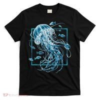 Jellyfish And Fishes In Sea T-Shirt thumb 0