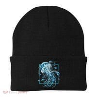 Jellyfish And Fishes In Sea Beanie thumb 0