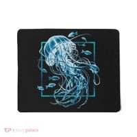 Jellyfish And Fishes In Sea Mousepad thumb 0