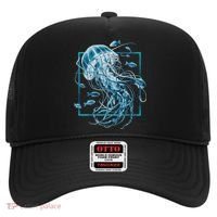 Jellyfish And Fishes In Sea Hat thumb 0