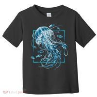 Jellyfish And Fishes In Sea Toddler T-Shirt thumb 0