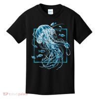 Jellyfish And Fishes In Sea Kids T-Shirt thumb 0