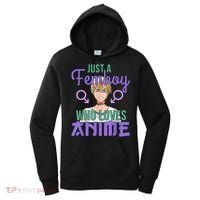 Just A Femboy Who Loves Anime Crossdressing Anime Boy Women's Hoodie thumb 0