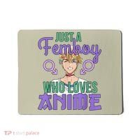 Just A Femboy Who Loves Anime Crossdressing Anime Boy Mousepad thumb 0