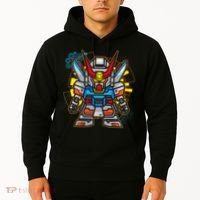 Japanese Anime Fighting Mecha Robot Hoodie thumb 2