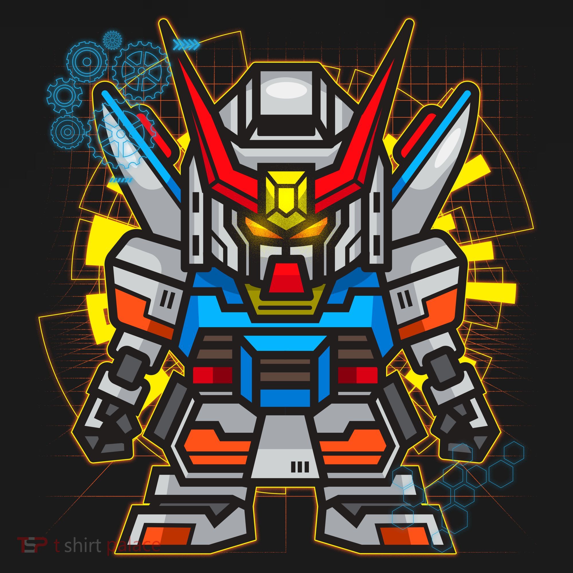 Japanese Anime Fighting Mecha Robot Hoodie