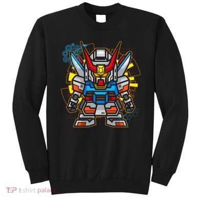 Japanese Anime Fighting Mecha Robot Sweatshirt