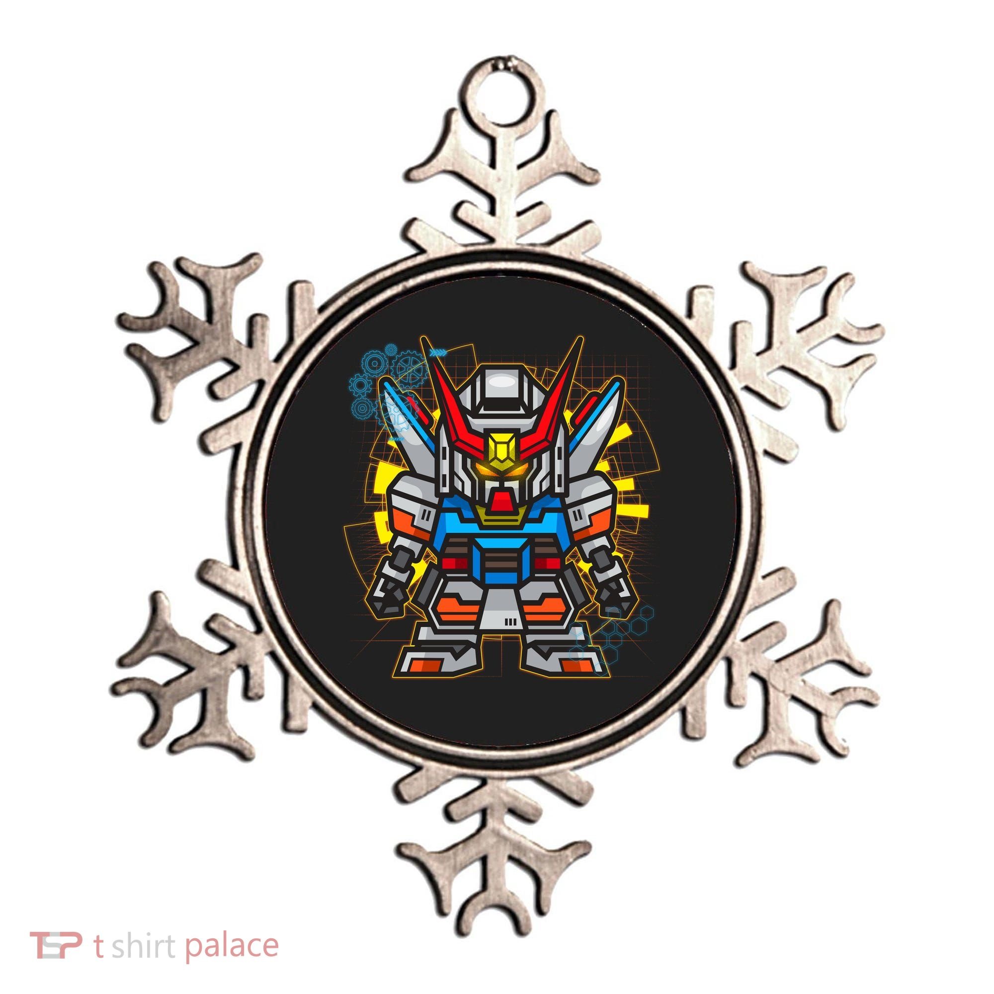 Japanese Anime Fighting Mecha Robot Ornament