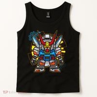 Japanese Anime Fighting Mecha Robot Tank Top thumb 2