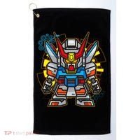Japanese Anime Fighting Mecha Robot Golf Towel thumb 0