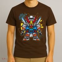 Japanese Anime Fighting Mecha Robot T-Shirt thumb 3