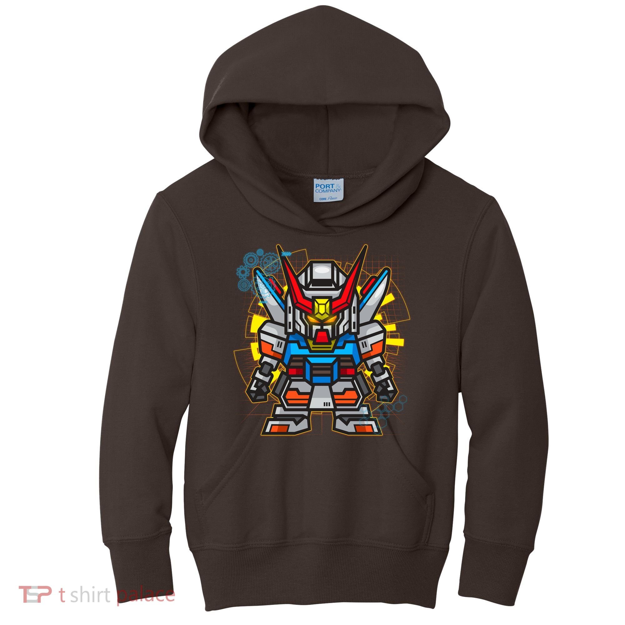 Japanese Anime Fighting Mecha Robot Kids Hoodie