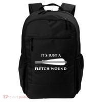 Just A Fletch Wound Funny Archers Shirts Traditional Archery Backpack thumb 0