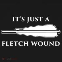 Just A Fletch Wound Funny Archers Shirts Traditional Archery Ornament thumb 1