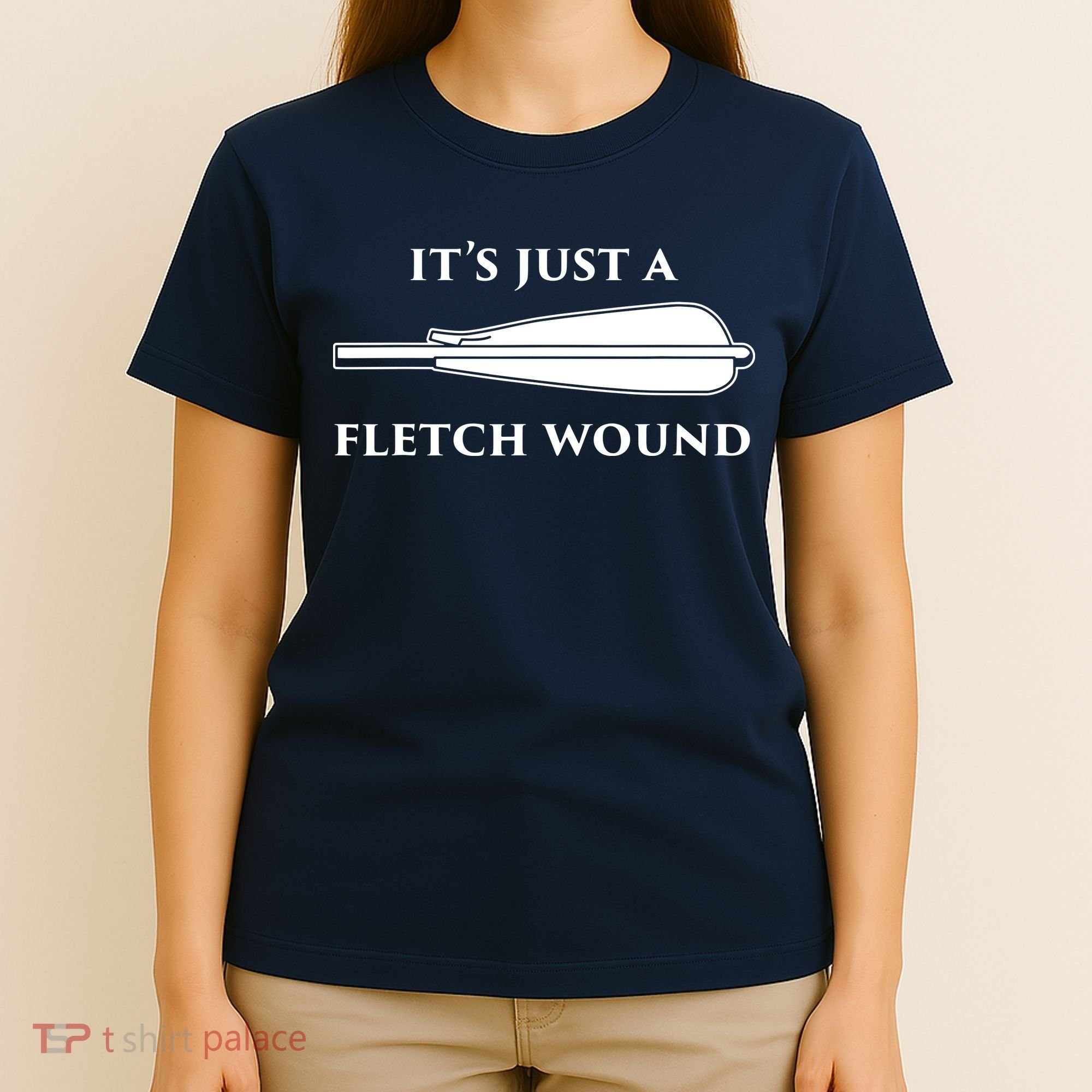 Just A Fletch Wound Funny Archers Shirts Traditional Archery T-Shirt