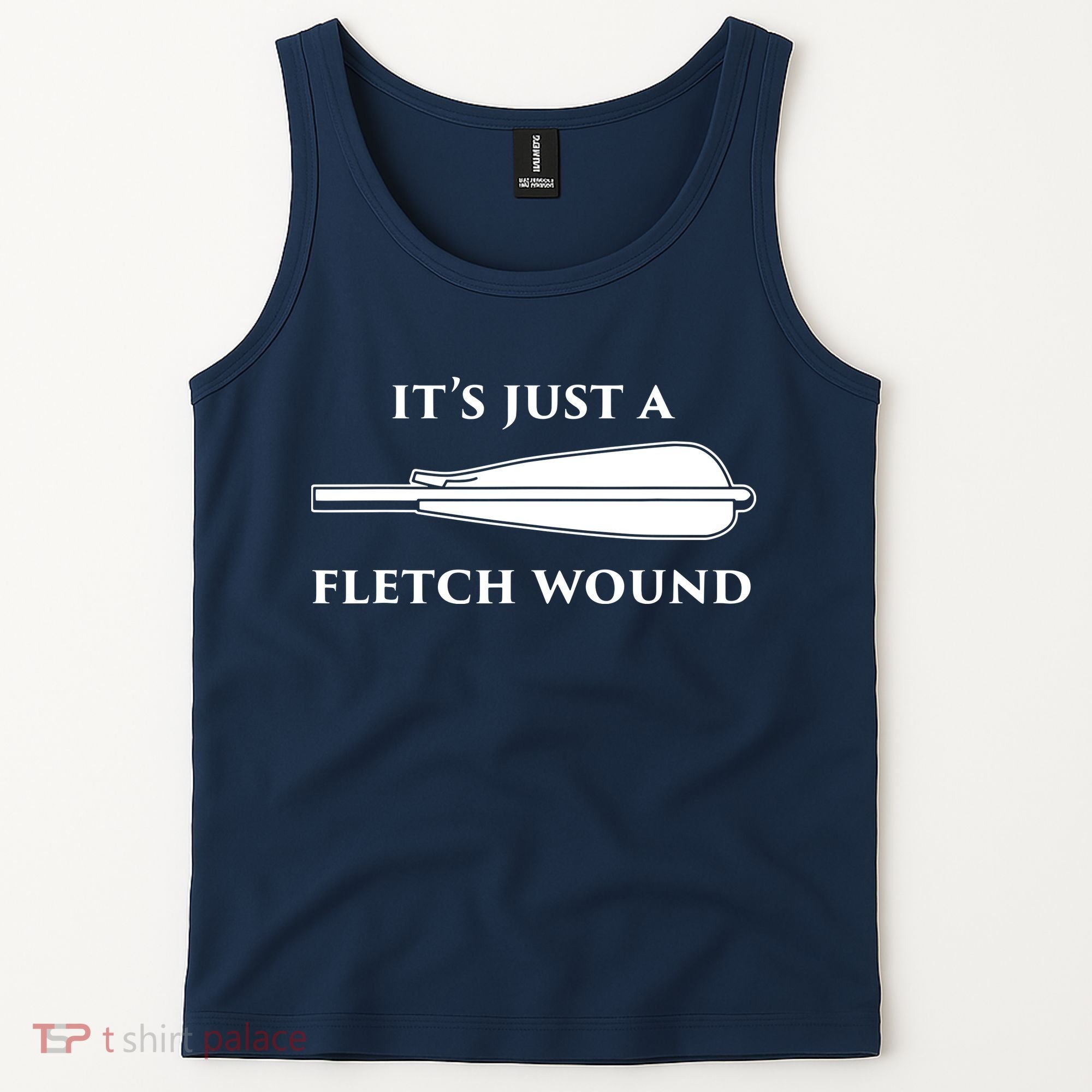 Just A Fletch Wound Funny Archers Shirts Traditional Archery Tank Top