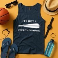 Just A Fletch Wound Funny Archers Shirts Traditional Archery Tank Top thumb 4