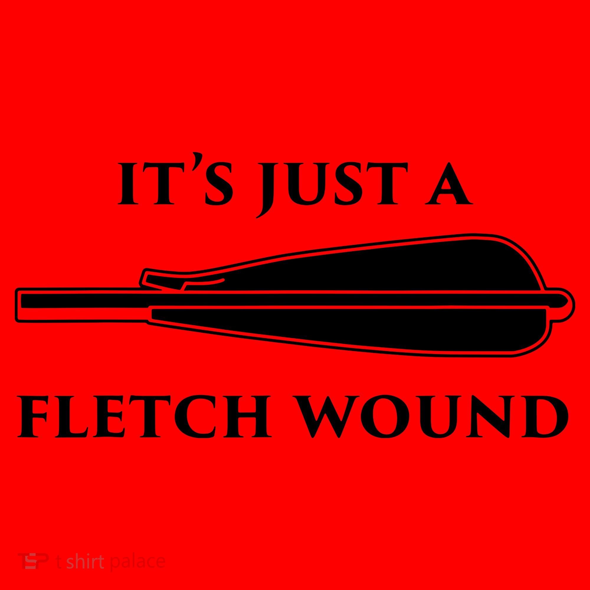 Just A Fletch Wound Funny Archers Shirts Traditional Archery Santa Hat