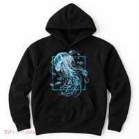Jellyfish And Fishes In Sea Hoodie thumb 0