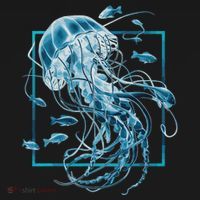 Jellyfish And Fishes In Sea Coaster thumb 2