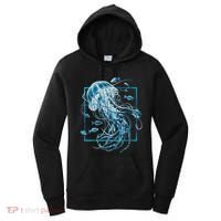Jellyfish And Fishes In Sea Women's Hoodie thumb 0