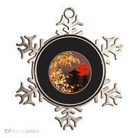 Japanese Autumn Fall Leaves Pagodas Ornament thumb 0