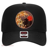 Japanese Autumn Fall Leaves Pagodas Hat thumb 0