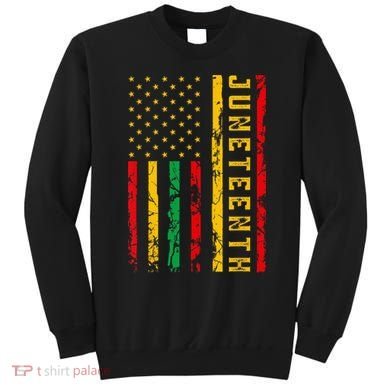 Juneteenth American Flag African Sweatshirt