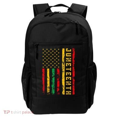 Juneteenth American Flag African Backpack