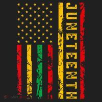 Juneteenth American Flag African Hat thumb 2