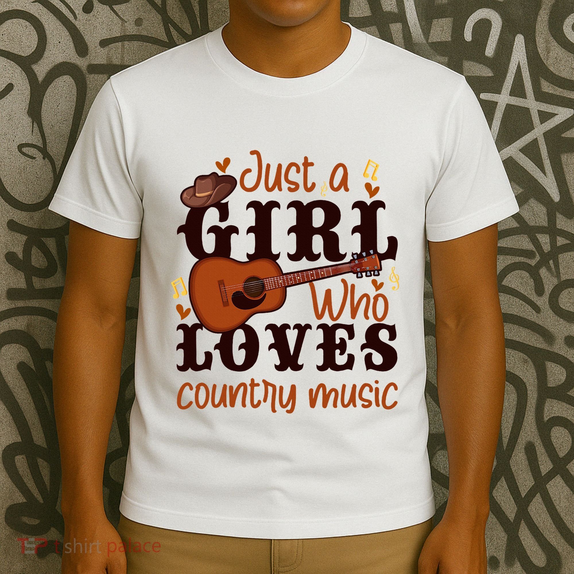 Just A Girl Who Loves Country Music T-Shirt