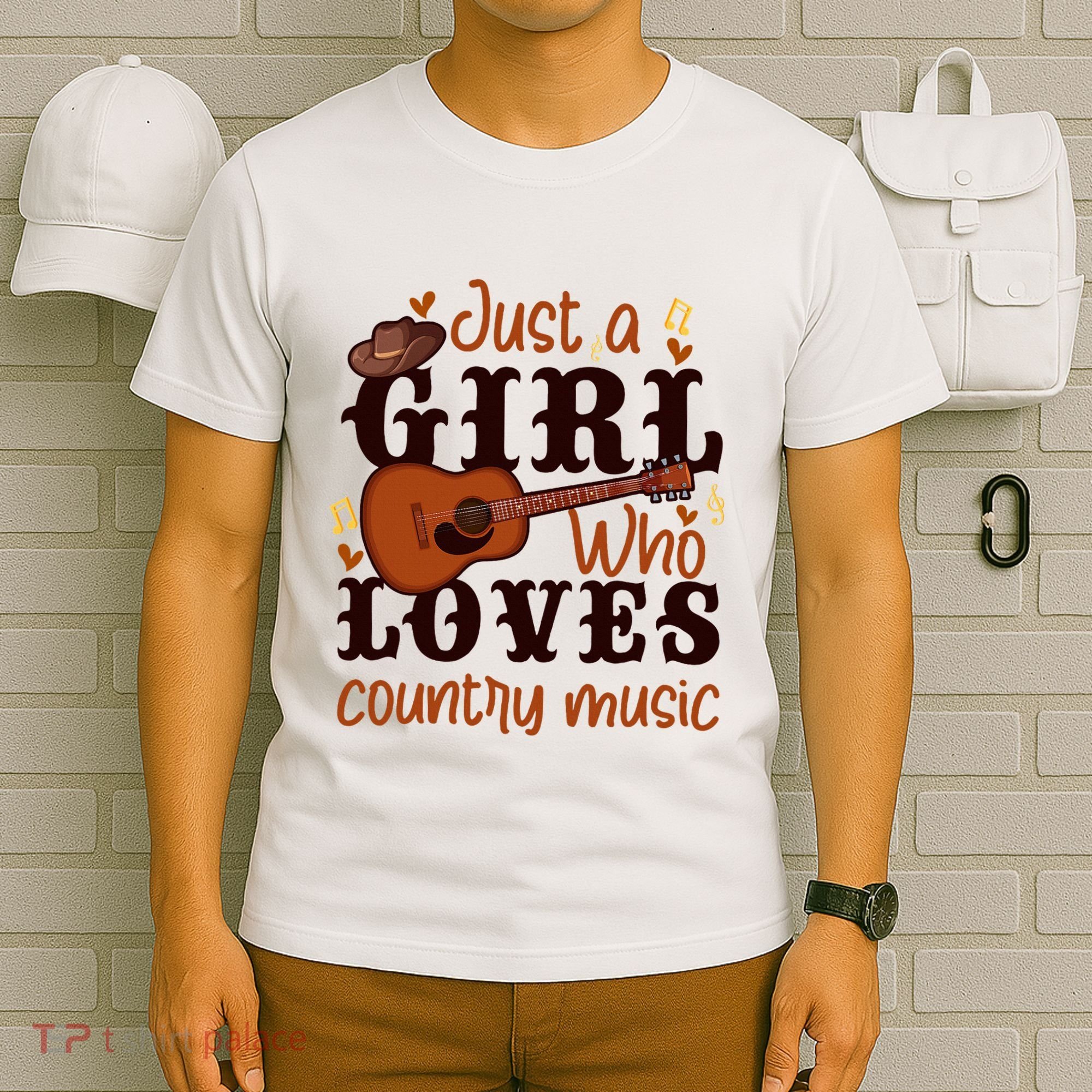 Just A Girl Who Loves Country Music T-Shirt