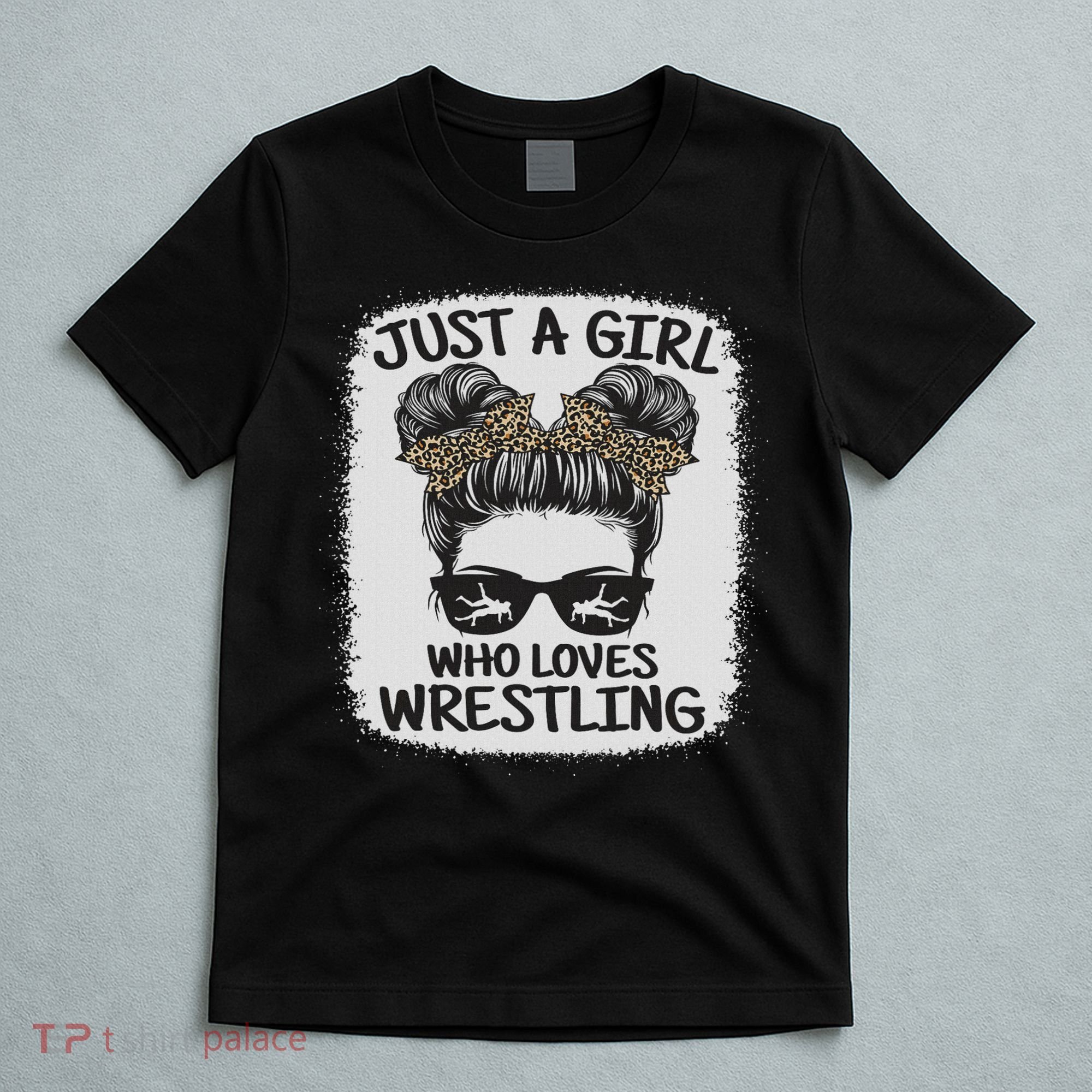 Just A Girl Who Loves Wrestling Funny Wrestle Lover Wrestler T-Shirt