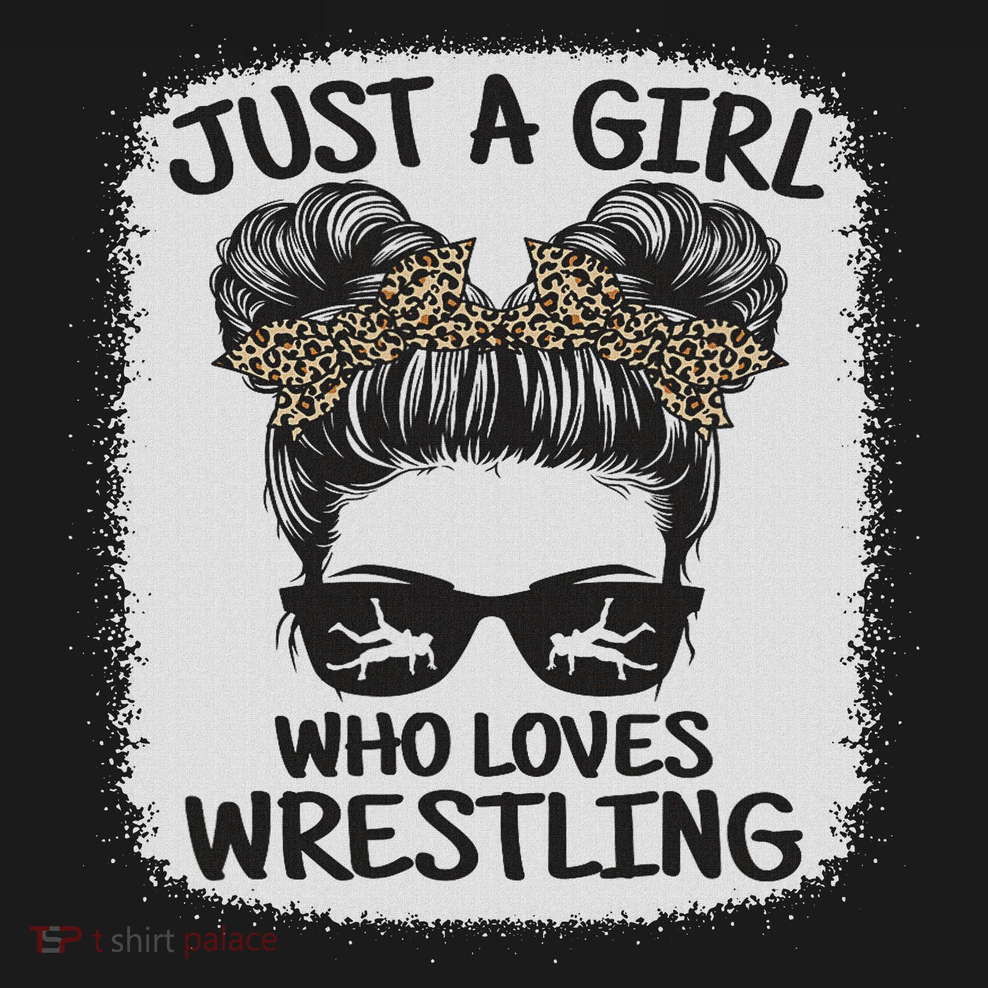Just A Girl Who Loves Wrestling Funny Wrestle Lover Wrestler T-Shirt