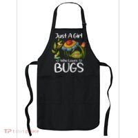 Just A Girl Who Loves Bugs Gift For Bugs Catcher Apron thumb 0