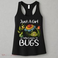 Just A Girl Who Loves Bugs Gift For Bugs Catcher Women's Tank Top thumb 3