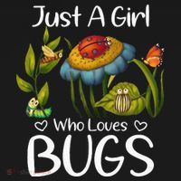 Just A Girl Who Loves Bugs Gift For Bugs Catcher Pom Pom 12in Knit Beanie thumb 2