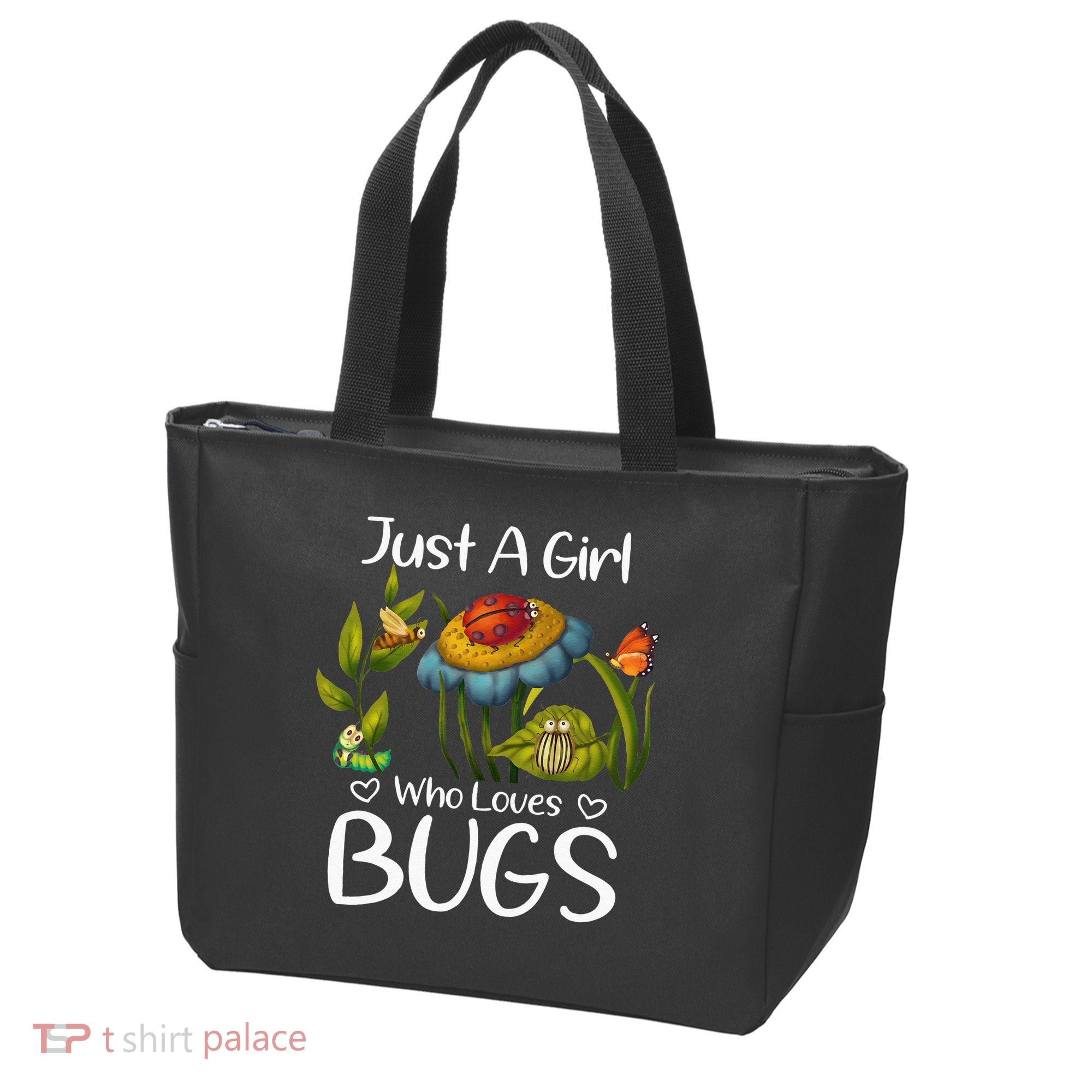 Just A Girl Who Loves Bugs Gift For Bugs Catcher Tote Bag
