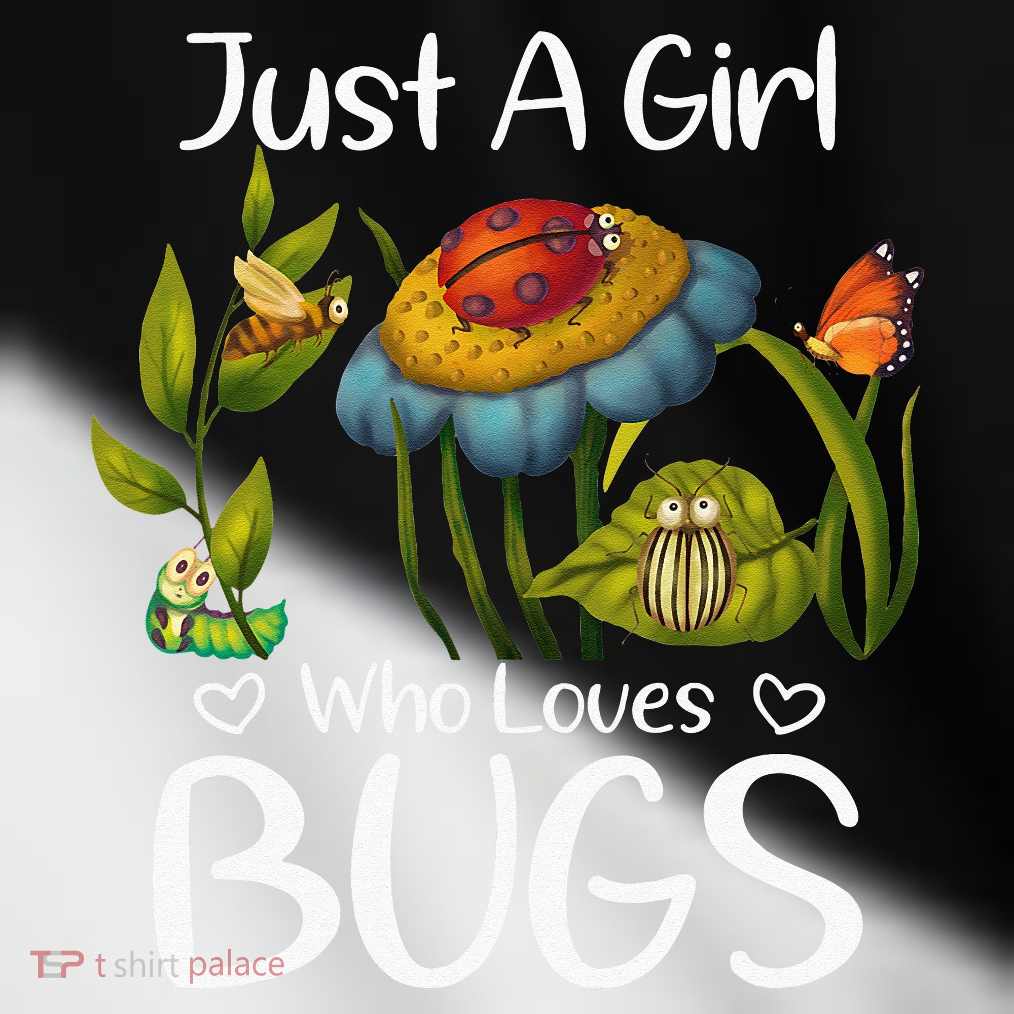 Just A Girl Who Loves Bugs Gift For Bugs Catcher Toddler Fine Jersey T-Shirt