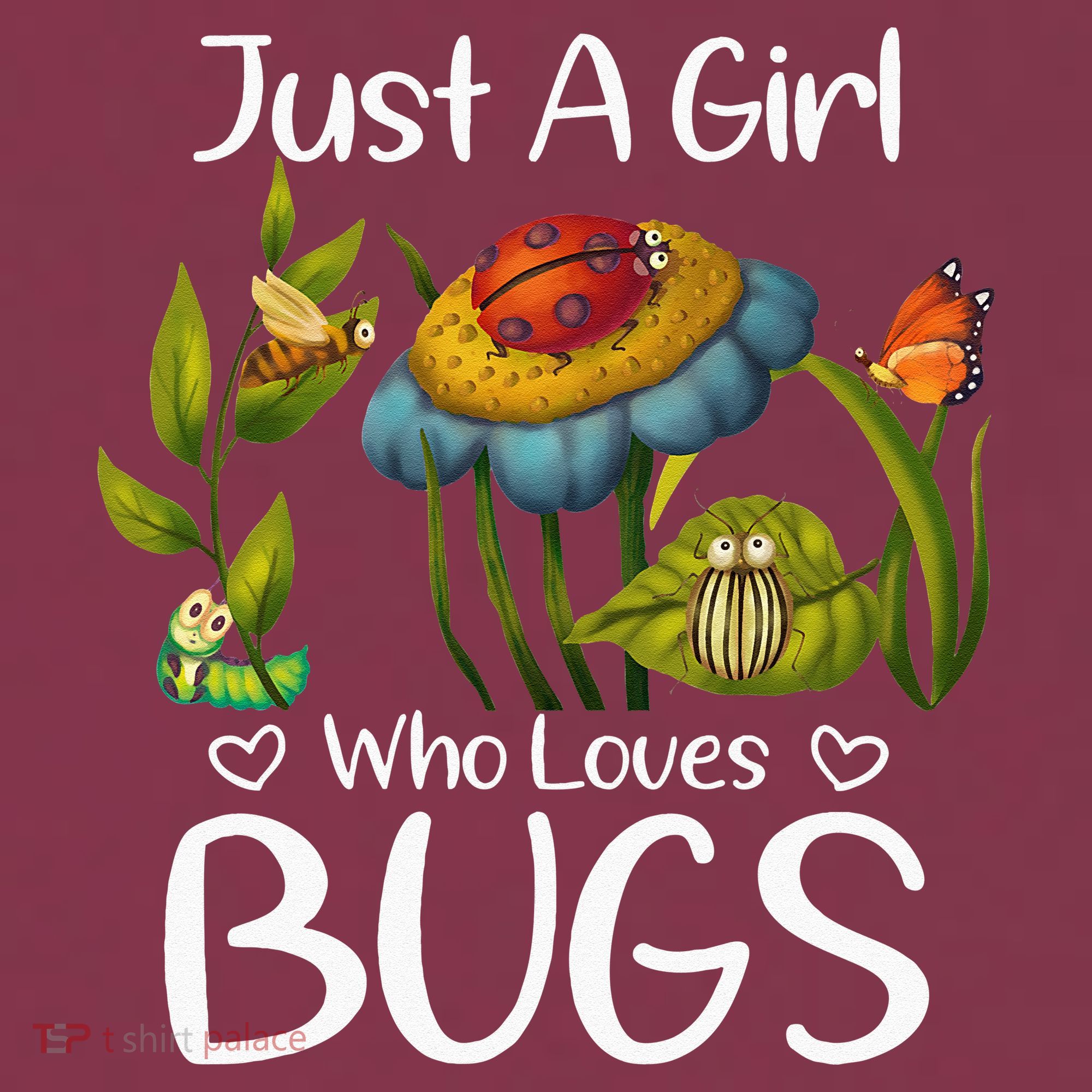 Just A Girl Who Loves Bugs Gift For Bugs Catcher 16oz Travel Tumbler