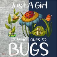 Just A Girl Who Loves Bugs Gift For Bugs Catcher Kids Colorblock Raglan Jersey thumb 2
