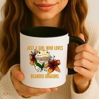 Just A Girl Who Loves Bearded Dragons Coffee Mug thumb 3