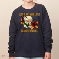 Just A Girl Who Loves Bearded Dragons Women's Sweatshirt thumb 0