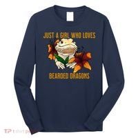 Just A Girl Who Loves Bearded Dragons Long Sleeve Shirt thumb 0