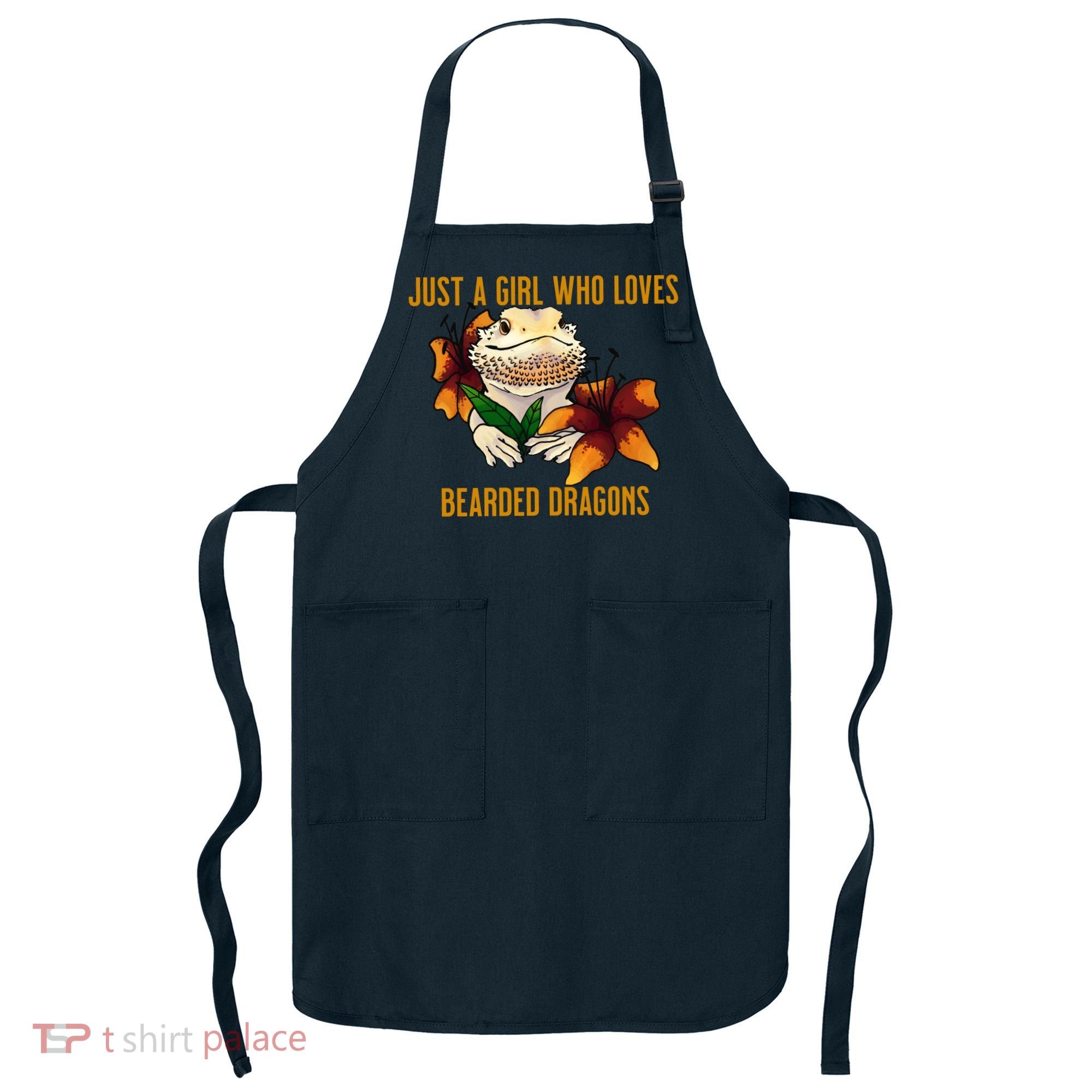 Just A Girl Who Loves Bearded Dragons Apron