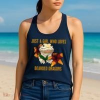 Just A Girl Who Loves Bearded Dragons Women's Tank Top thumb 2