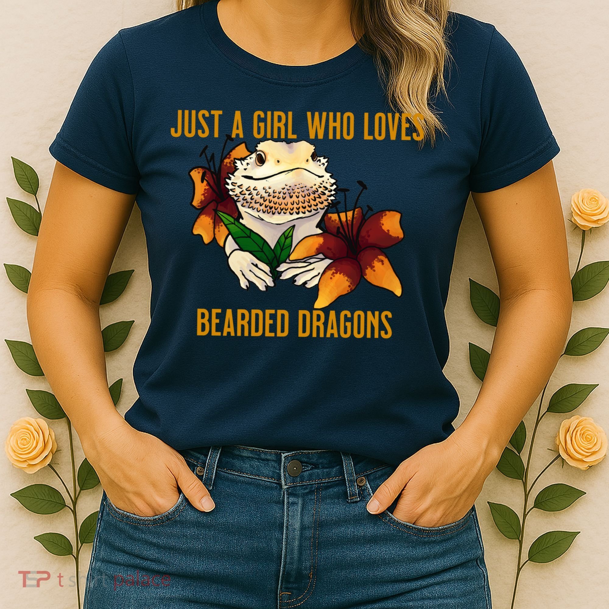Just A Girl Who Loves Bearded Dragons Women's T-Shirt