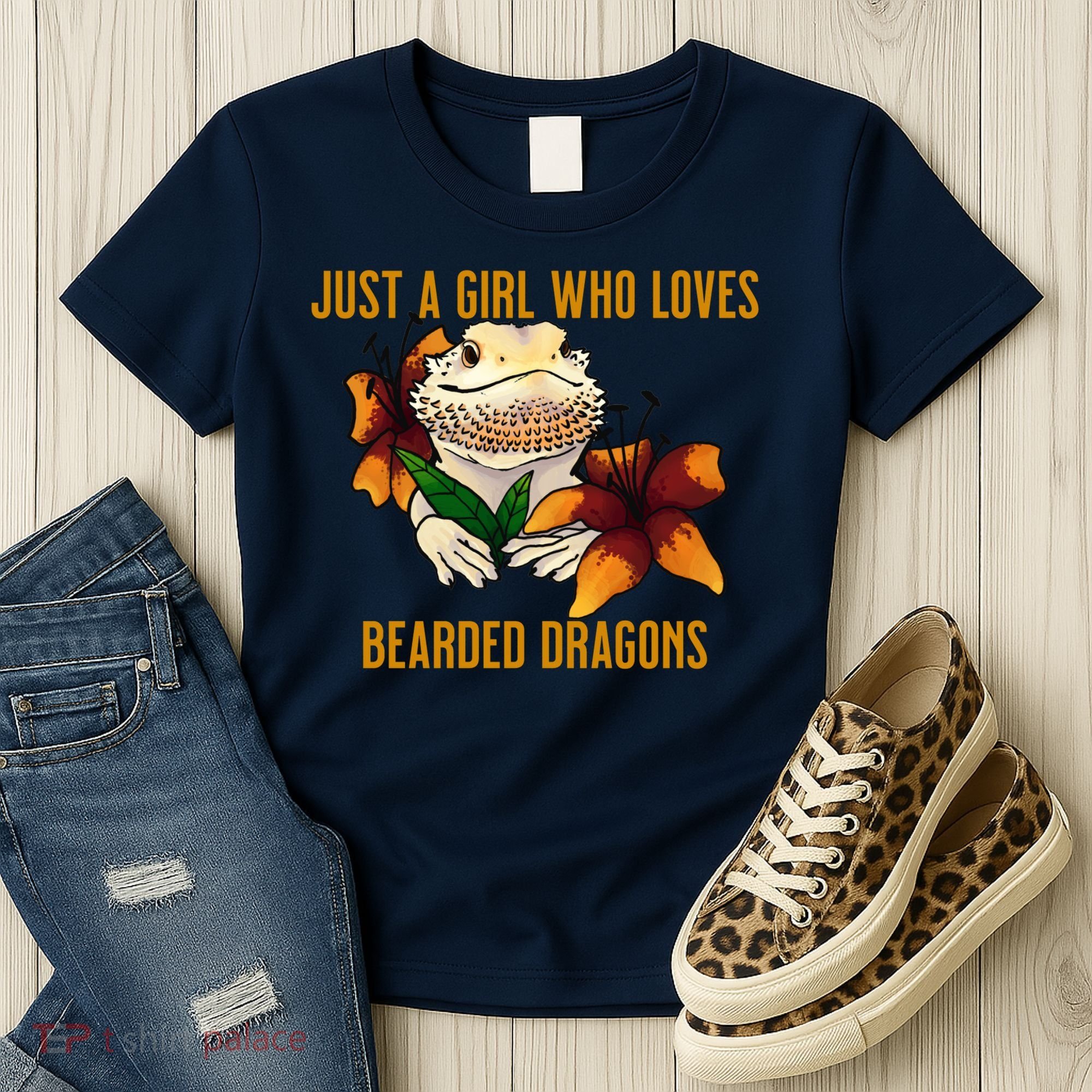 Just A Girl Who Loves Bearded Dragons Women's T-Shirt