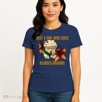 Just A Girl Who Loves Bearded Dragons Women's T-Shirt thumb 4
