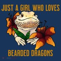 Just A Girl Who Loves Bearded Dragons Kids Sweatshirt thumb 2